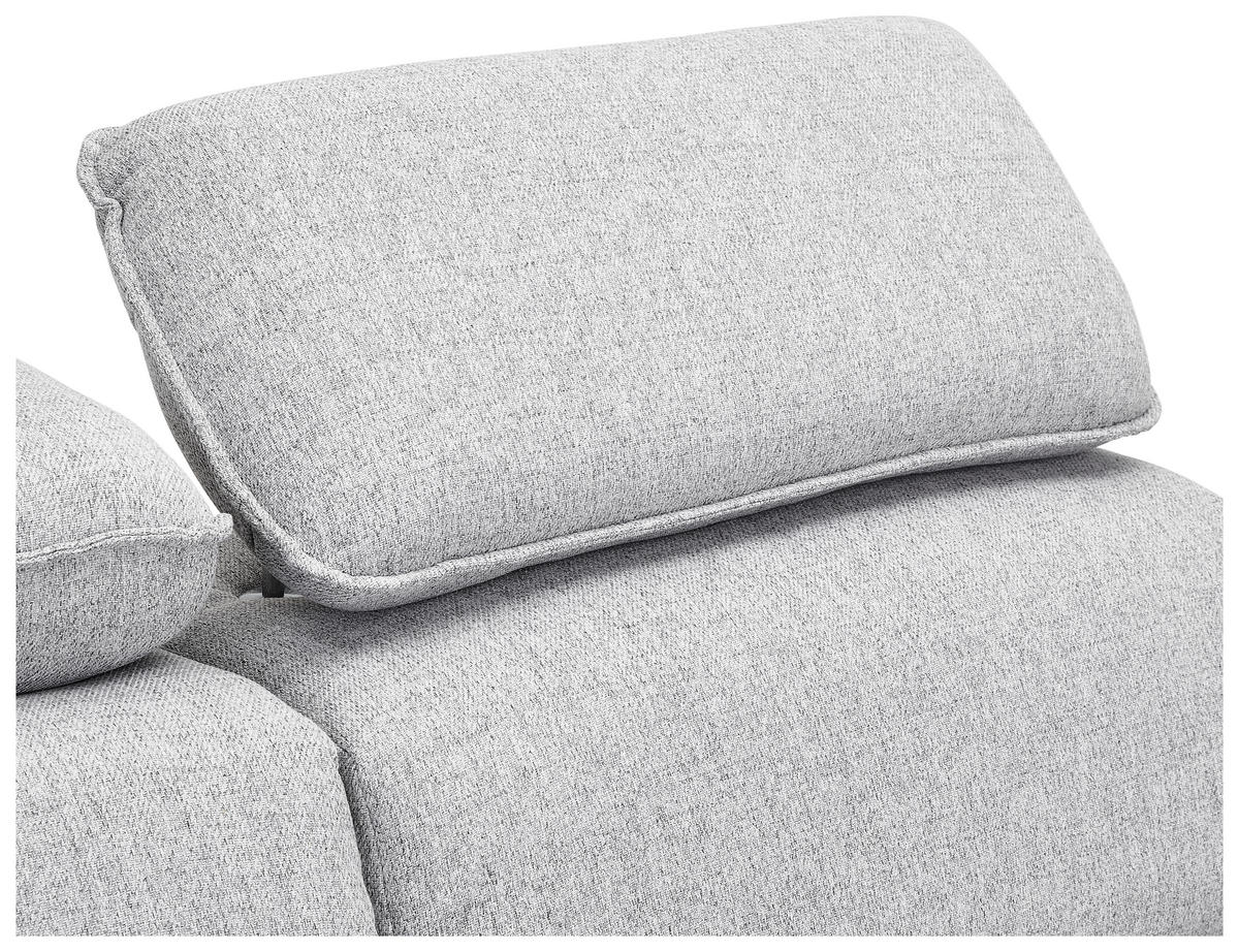 ECKSOFA in Flachgewebe Grau  - Schwarz/Grau, Modern, Kunststoff/Textil (182/237cm) - Carryhome