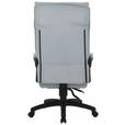 CHEFSESSEL Mikrofaser Hellgrau  - Hellgrau/Schwarz, MODERN, Kunststoff/Textil (63,5/114-122/70cm) - Venda