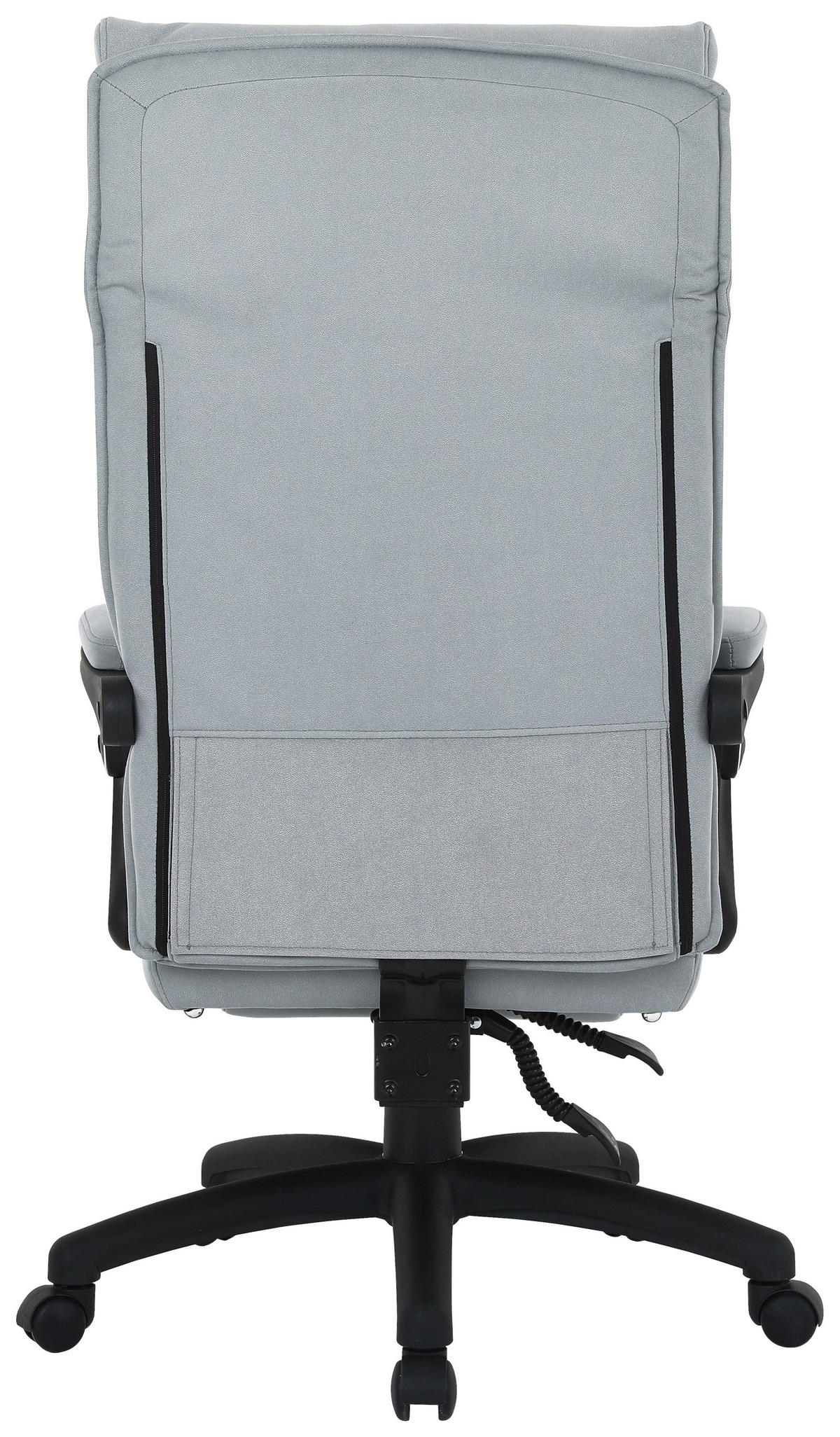 SCAUN DIRECTORIAL  in microfibră gri deschis  - gri deschis/negru, Modern, plastic/metal (63,5/114-122/70cm) - Venda