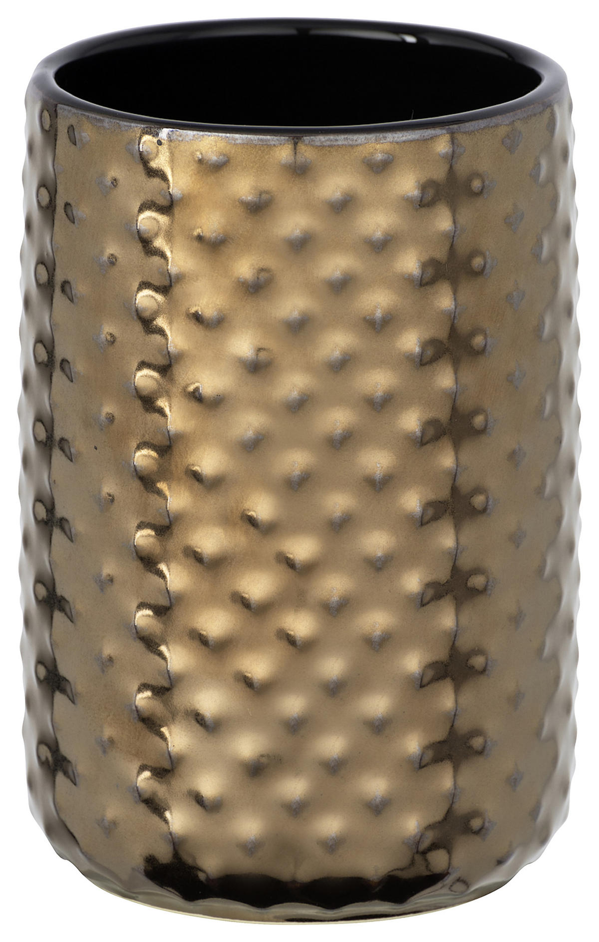 KELÍMEK NA ZUBNÍ KARTÁČEK měděné barvy - měděné barvy, Basics, keramika (7,5/11cm)