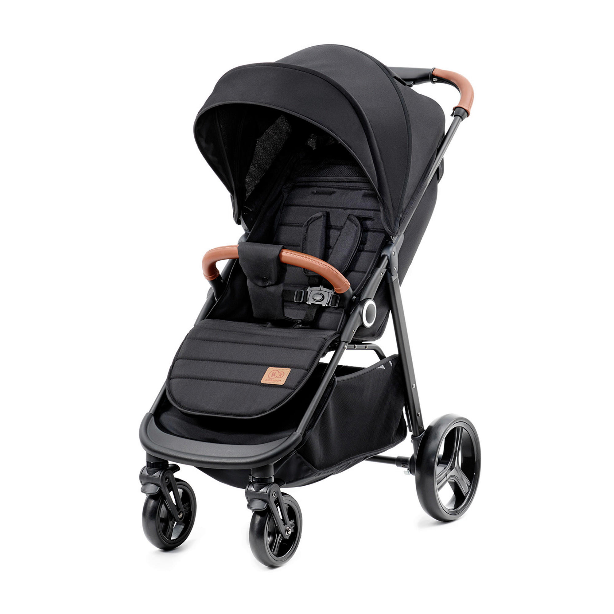 BUGGY Grande Plus  - Schwarz, Basics, Metall (57/106/95cm) - Kinderkraft