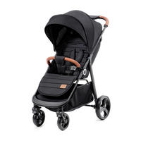 BUGGY Grande Plus  - Schwarz, Basics, Metall (57/106/95cm) - Kinderkraft