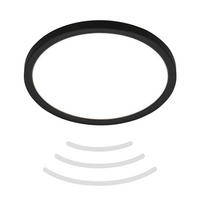 KUPAONSKA LED SVJETILJKA STRO MOVE  - crna, Basics, plastika (24/3cm)