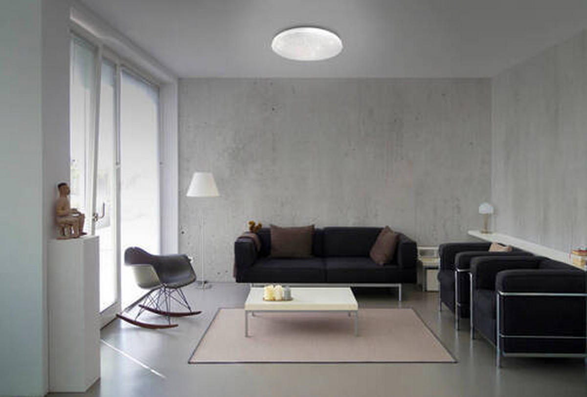LED-DECKENLEUCHTE 48 cm  - Weiß, Basics, Kunststoff/Metall (48cm) - Näve