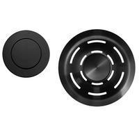 DREHEXCENTERKAPPE 106065  - Schwarz, Basics, Metall (12cm) - HKT