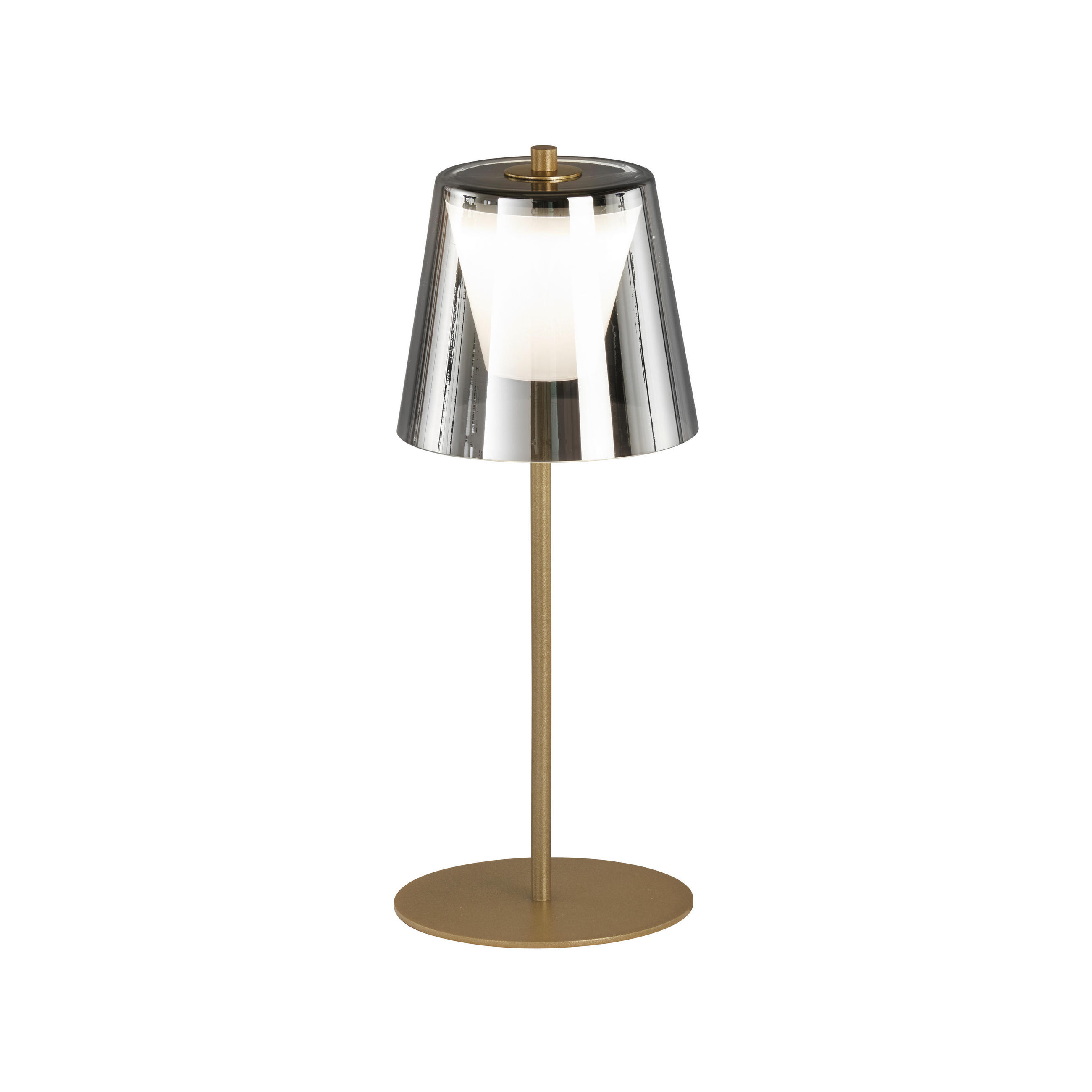 LED-AUßENLEUCHTE 14/35 cm   - Goldfarben, Basics, Glas/Metall (14/35cm) - Schöner Wohnen