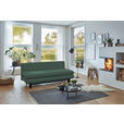 SCHLAFSOFA Cord Grün  inkl. Rückenkissen, Armlehnenkissen, Bettkasten, Schlaffunktion, Rücken echt, Liegefläche im Originalstoff  - Schwarz/Grün, KONVENTIONELL, Kunststoff/Textil (196/77/92cm) - Carryhome