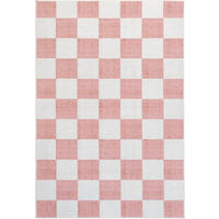 TUFTTEPPICH 130/190 cm MESIO JACK, waschbar Hellrosa, Grauweiß  - Hellrosa/Grauweiß, Design, Kunststoff/Textil (130/190cm) - Lindorug