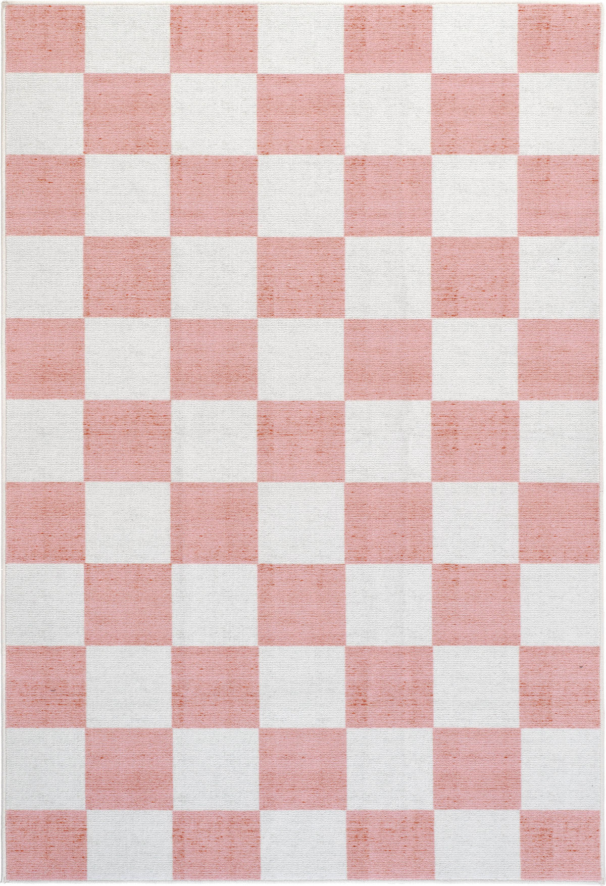 TUFTTEPPICH 130/190 cm MESIO JACK, waschbar Hellrosa, Grauweiß  - Hellrosa/Grauweiß, Design, Kunststoff/Textil (130/190cm) - Lindorug