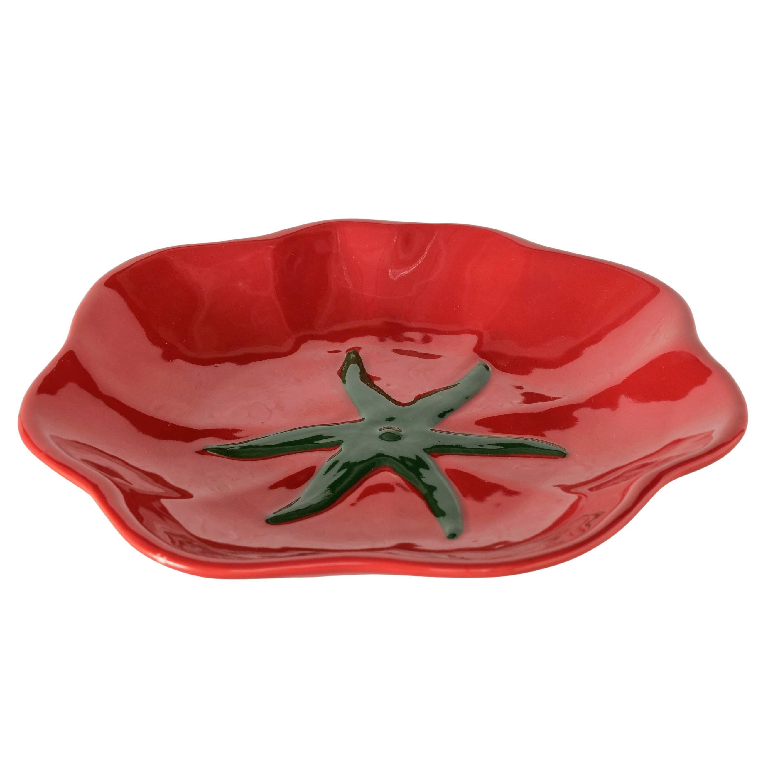 TELLER  18,5 cm   - Rot, Trend, Keramik (18,5cm)