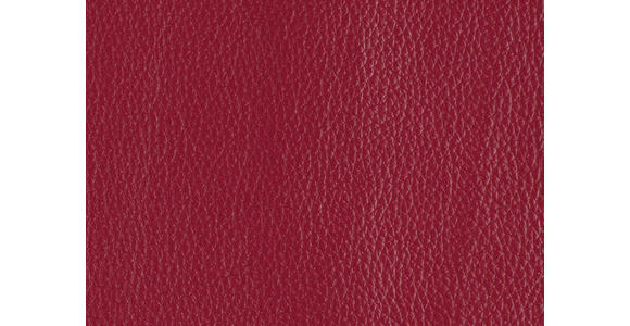 ECKSOFA Rivello in Echtleder Rot  328/193 cm  - Rot/Schwarz, Design, Leder/Metall (328/193cm) - Dieter Knoll