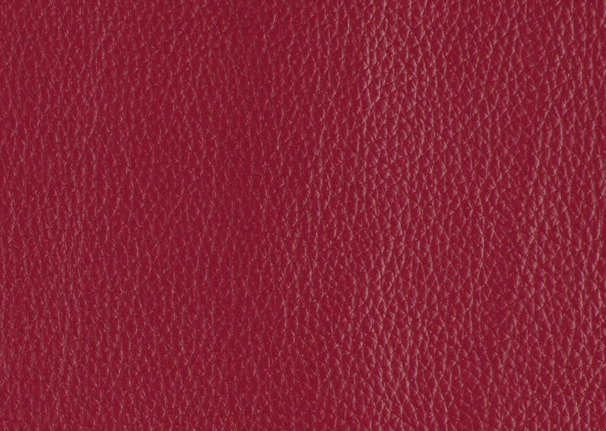 ECKSOFA in Echtleder Rot  328/193 cm  - Rot/Schwarz, Design, Leder/Metall (328/193cm) - Dieter Knoll