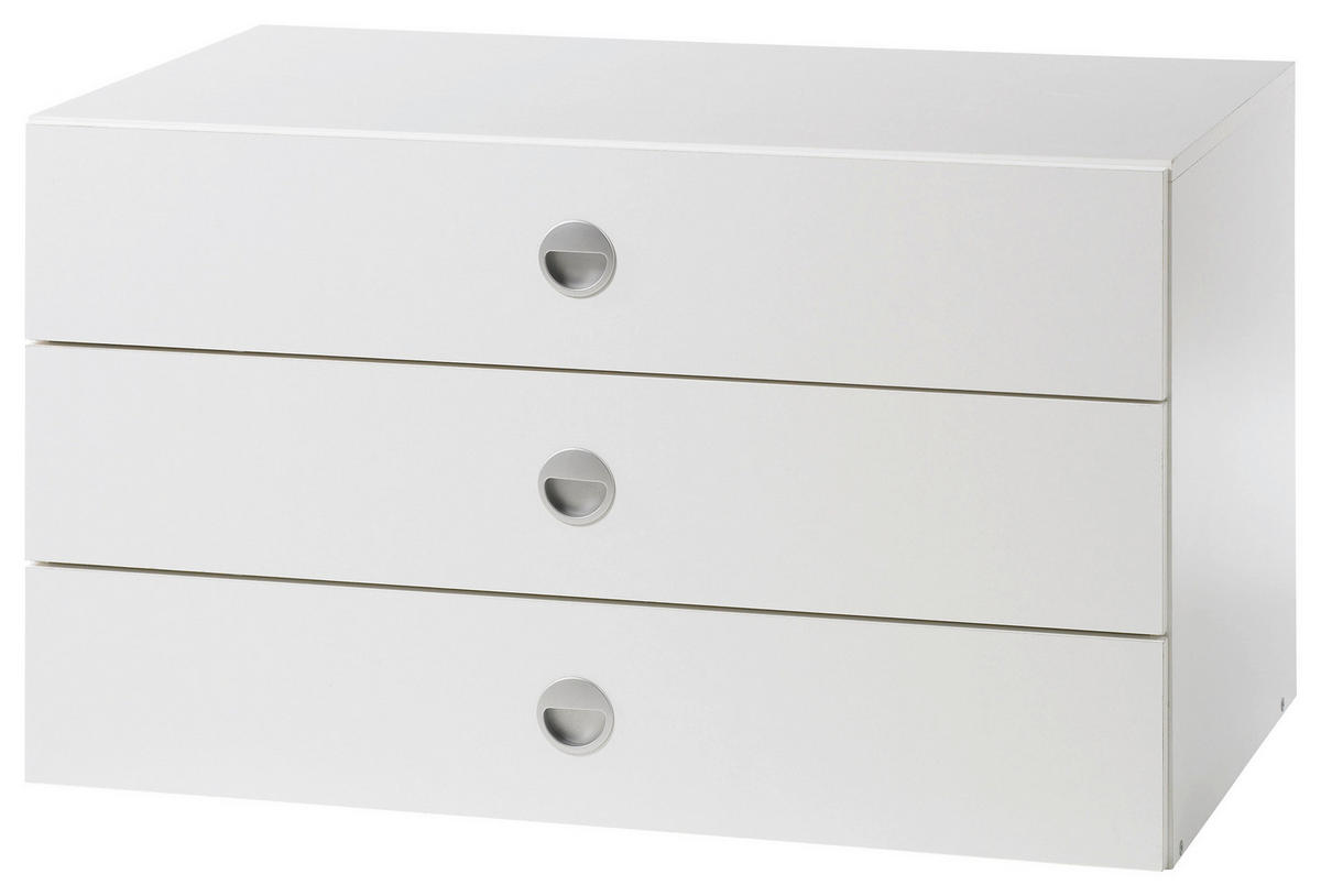 NOTRANJI PREDALI - bela, Design, leseni material (82/49/49cm) - Xora