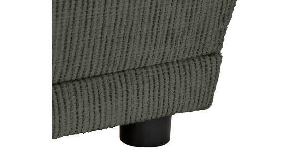 CHAISELONGUE Chenille Dunkelgrün  - Dunkelgrün/Schwarz, KONVENTIONELL, Kunststoff/Textil (93/73/171cm) - Carryhome