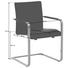 SCHWINGSTUHL in Metall, Leder Schwarz, Chromfarben - Chromfarben/Schwarz, Design, Leder/Metall (49/85/59cm) - Hülsta SCHWINGSTUHL in Metall, Leder Schwarz, Chromfarben - Chromfarben/Schwarz, Design, Leder/Metall (49/85/59cm) - Hülsta