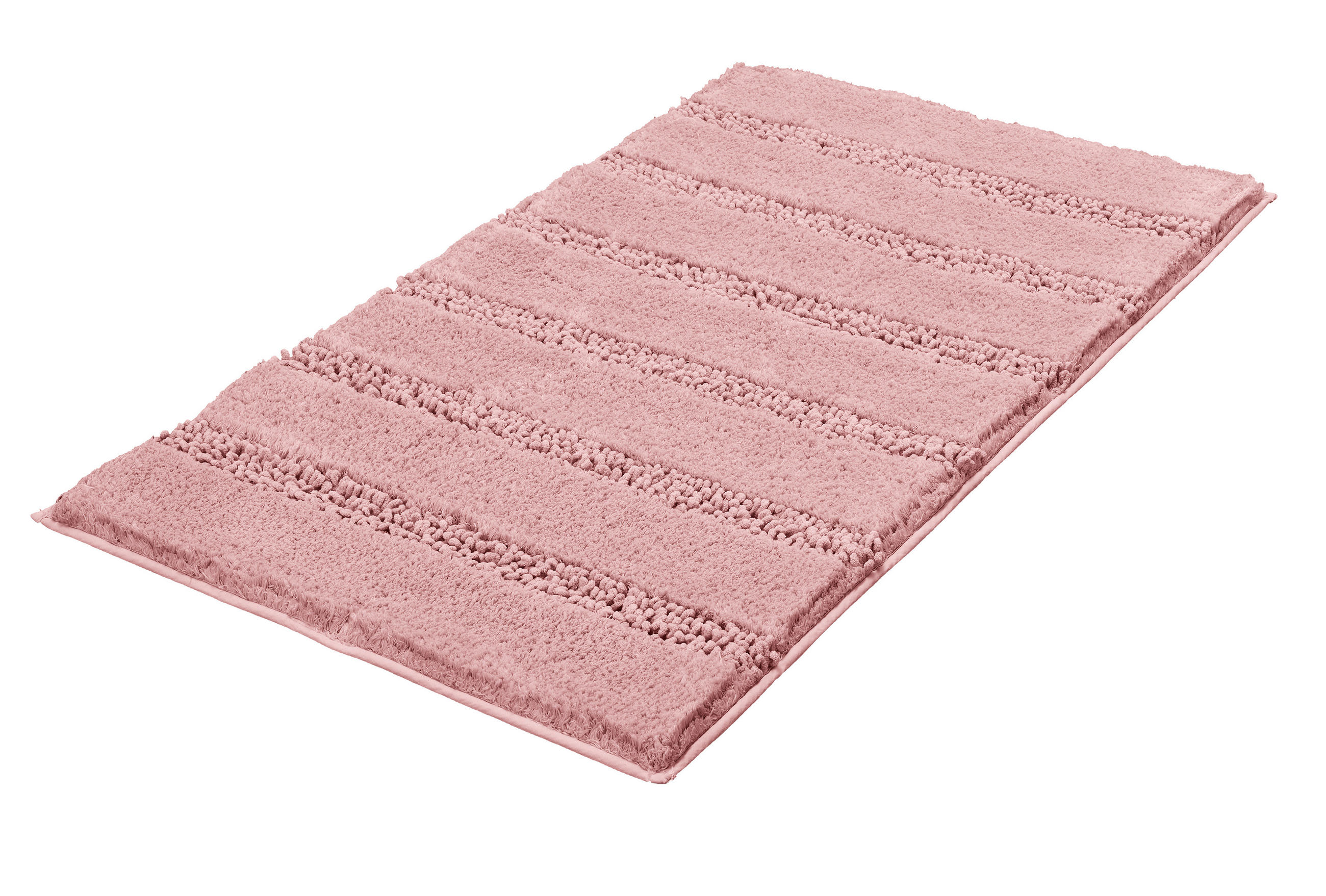 FÜRDŐSZOBASZŐNYEG  70/120 cm  rózsaszín   - rózsaszín, Konventionell, műanyag/textil (70/120cm) - Kleine Wolke