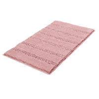 PROSTIRKA ZA KUPATILO Monrovia  ružičasta 70/120 cm  - ružičasta, Konvencionalno, tekstil/plastika (70/120cm) - Kleine Wolke