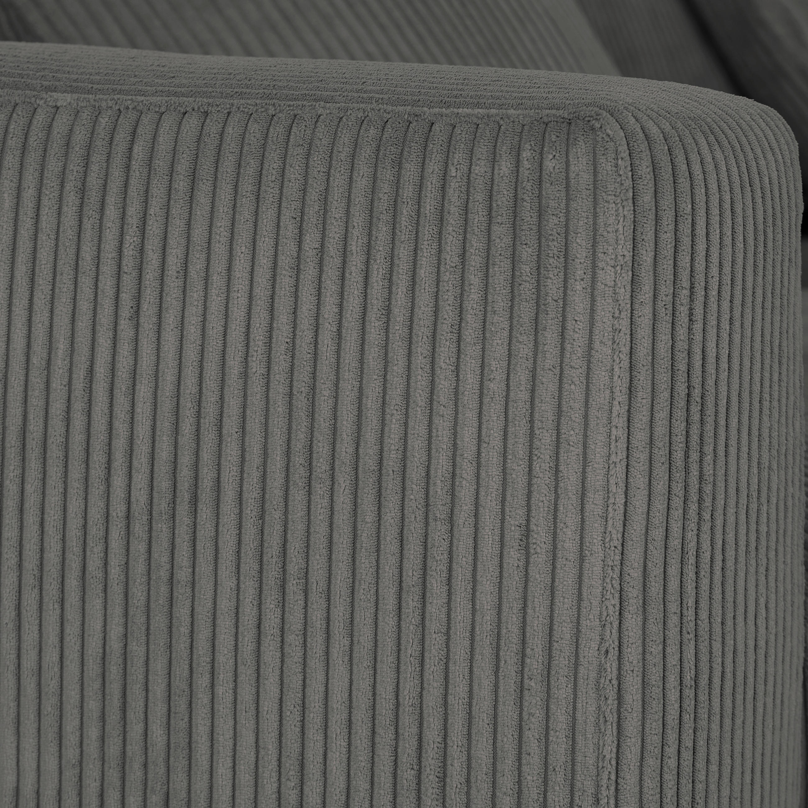 Thumbnail - Hom`in 2,5-Sitzer, Dunkelgrau, Textil, Birke, massiv, Füllung: Schaumstoff, Polyethersulfon (PES),Schaumstoff, Polyether...