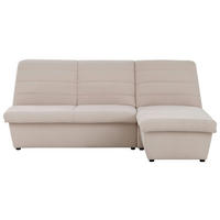 ECKSOFA in Webstoff Creme  214/168 cm  - Creme/Schwarz, Design, Kunststoff/Textil (214/168cm) - LOOKS by W.Joop