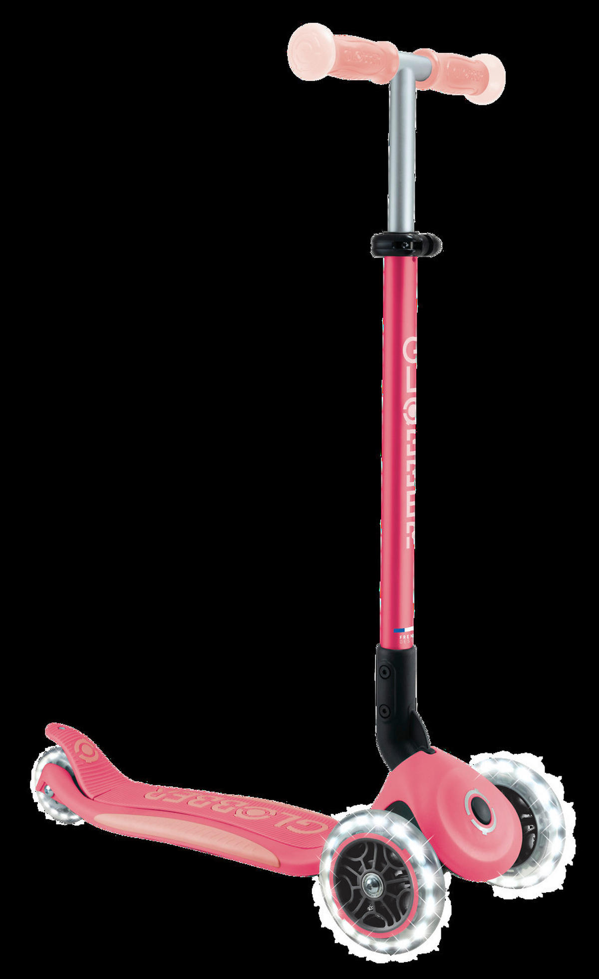 KINDERSCOOTER  - Rosa, Basics, Kunststoff (57,5/28/82.5cm) - GLOBBER