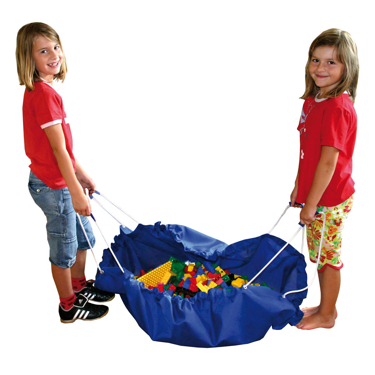 TAŠKA NA USCHOVÁNÍ - modrá, Basics, plast (135cm)