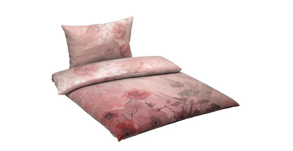 BETTWÄSCHE TANJA Satin 140/200 cm  - Hellrosa, KONVENTIONELL, Textil (140/200cm) - Novel