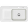 SPÜLE Juna 90 / 50140213  - Weiß, Basics, Keramik (90/20/51cm) - Systemceram