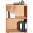 AKTENREGAL Kernbuche massiv Kernbuche  - Buchefarben/Kernbuche, Design, Holz (73/90/38cm) - Carryhome