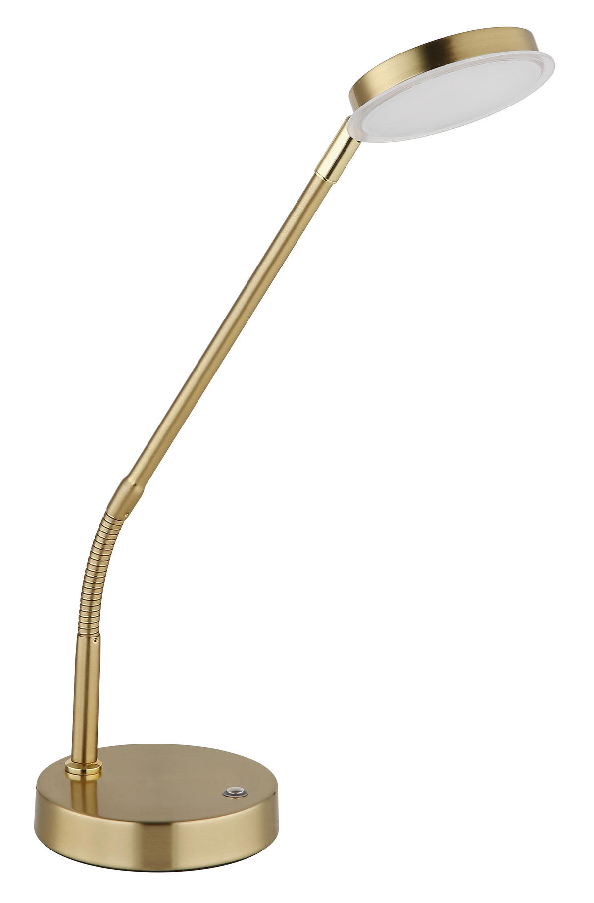 LED-TISCHLEUCHTE 43/13/53,5 cm   - Klar/Messingfarben, Design, Kunststoff/Metall (43/13/53,5cm) - Globo