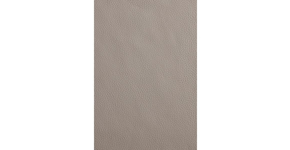 ARMLEHNSTUHL  Sitzfläche 360° drehbar, automatische Rückholfunktion Leinenoptik Echtleder  - Taupe/Schwarz, Design, Leder/Textil (60/82/62cm) - Novel