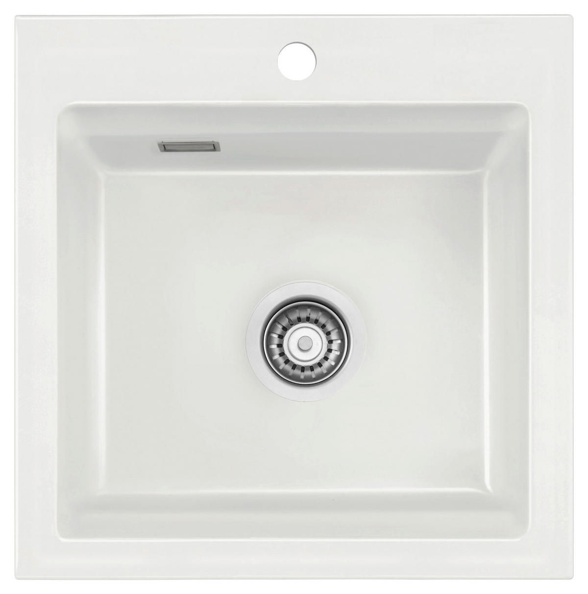 SPÜLE Kara 51 / 50030112  - Weiß Hochglanz, Basics, Keramik (51/20/51cm) - Systemceram