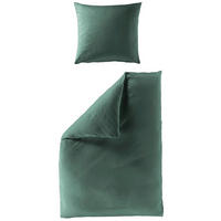 BETTWÄSCHE Biber 240/200 cm  - Grün, Basics, Textil (240/200cm) - Bierbaum
