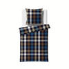 BETTWÄSCHE Lech Flanell 135/200 cm  - Blau/Beige, Basics, Textil (135/200cm) - Fleuresse