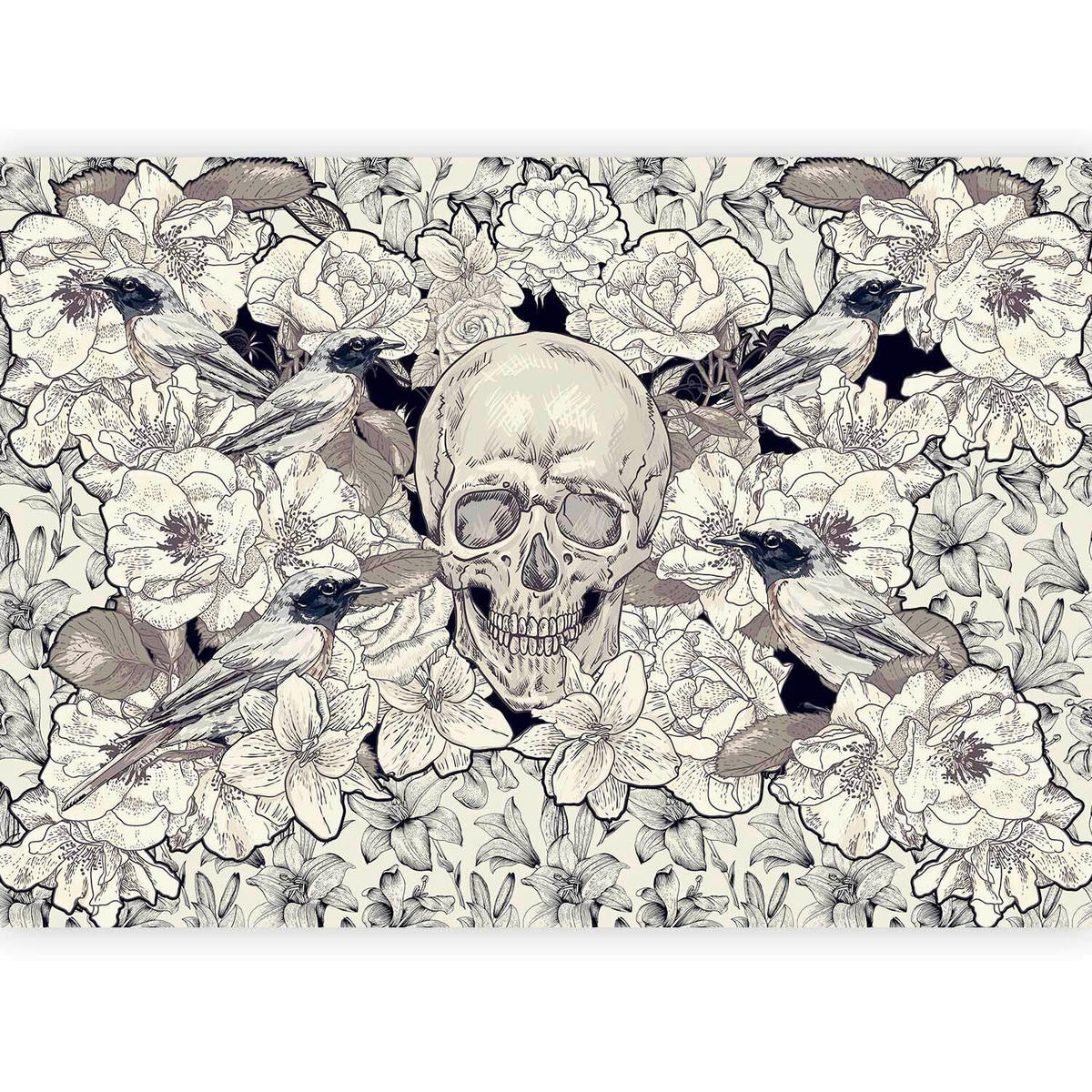 FOTOTAPETE  - Beige/Grau, LIFESTYLE, Textil (100/70cm) - artgeist