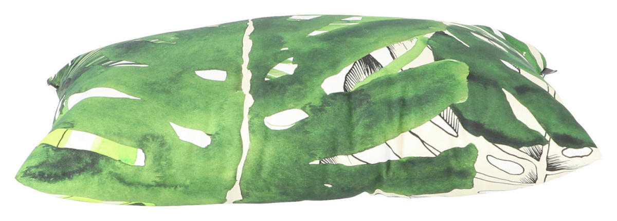 ZIERKISSEN Somnia 60/40 cm  - Weiß/Grün, Basics, Kunststoff (60/40cm) - Jan Kurtz