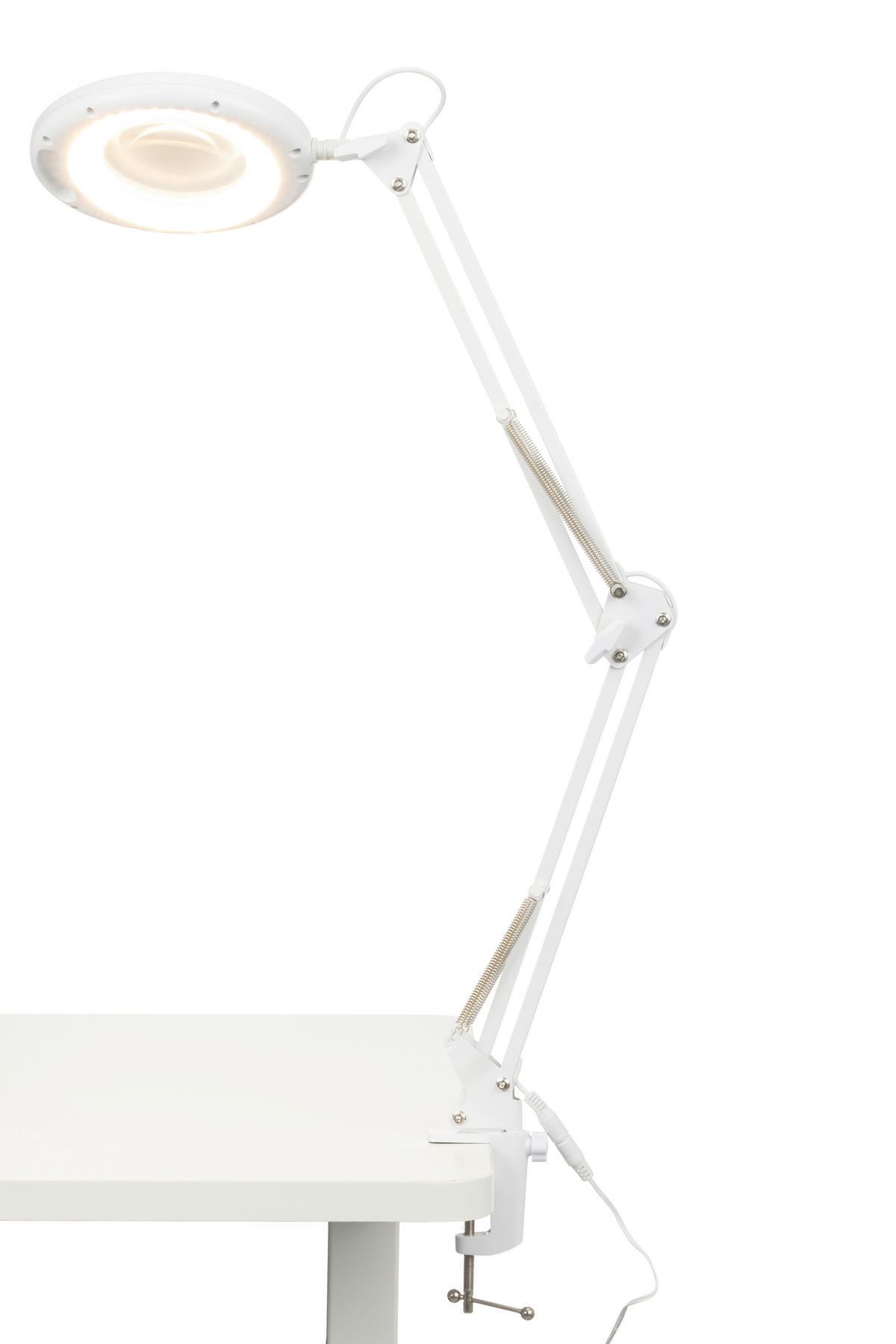 SKRIVBORDSLAMPA Lupus 60/15,8/33 cm   - vit, Basics, metall/plast (60/15,8/33cm) - Novel