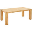 ESSTISCH Wildeiche massiv rechteckig Eichefarben  - Eichefarben, Design, Holz (200/100/75cm) - Linea Natura
