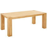 ESSTISCH Wildeiche massiv rechteckig Eichefarben  - Eichefarben, Design, Holz (200/100/75cm) - Linea Natura