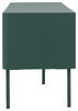 LOWBOARD Eichefarben, Dunkelgrün  - Dunkelgrün/Eichefarben, Design, Holz/Holzwerkstoff (141,5/51/39cm)