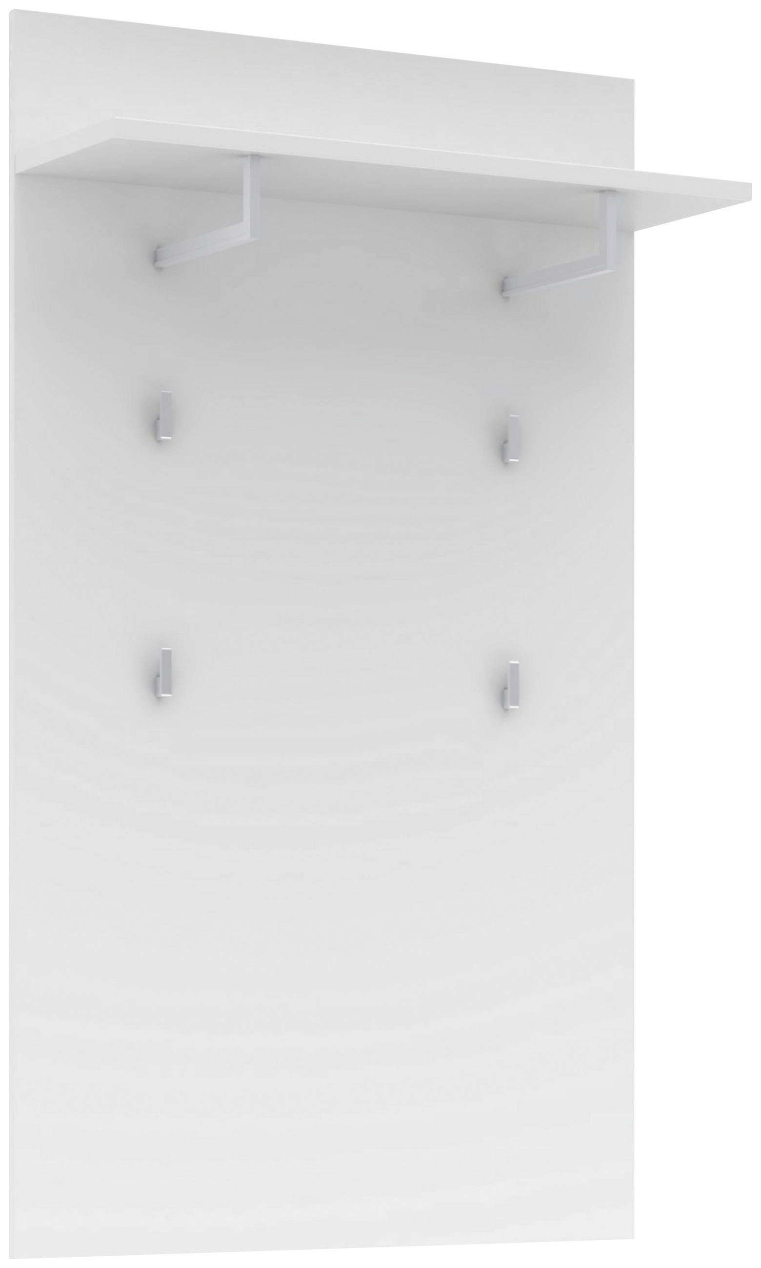 GARDEROBNI PANEL - bela, Moderno, leseni material (80/138/28cm) - Voleo