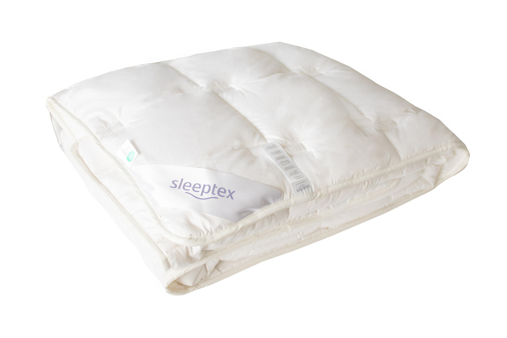 CELOLETNA ODEJA Sleeptex  - bela/visoki sijaj, Konvencionalno, tekstil (200/200/5cm) - Sleeptex
