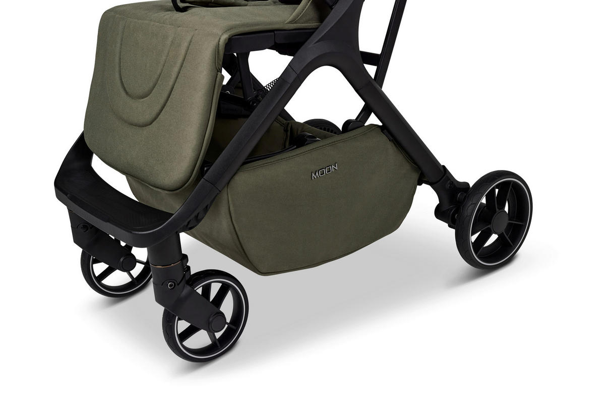 KIŠOBRAN KOLICA  Zoé  - maslinasto zelena/crna, Basics, tekstil (80/50/103cm) - Moon