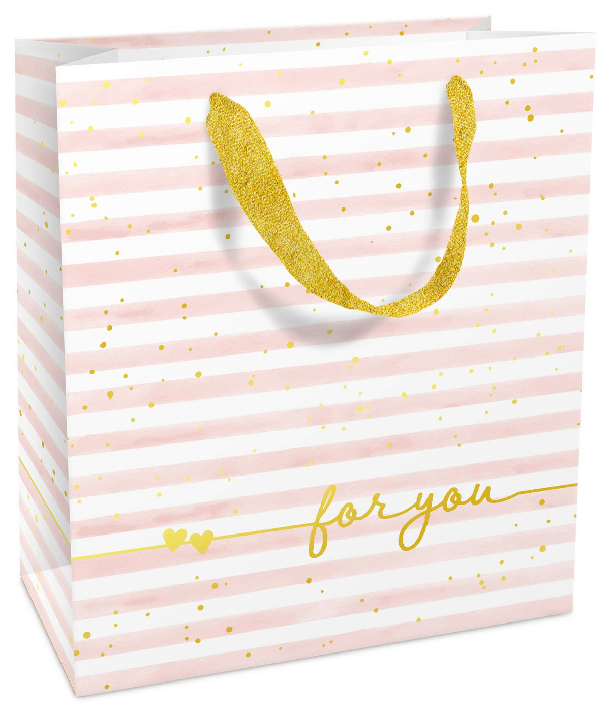 GESCHENKTASCHE  - Hellrosa, KONVENTIONELL, Papier (18/21/8cm)