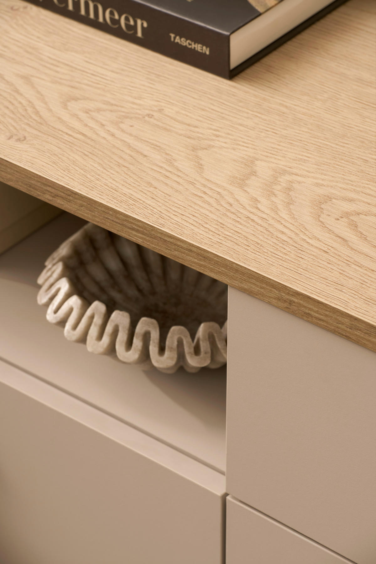 LOWBOARD  196/65/40 cm 2 Schublade(n) Typenauswahl, stehend  - Kaschmir/Eichefarben, Design, Holzwerkstoff/Metall (196/65/40cm) - MID.YOU