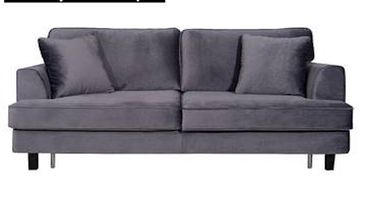 DVOSED , siva  - siva/crna, Moderno, drvo/metal (205/100/90cm) - Hom`in