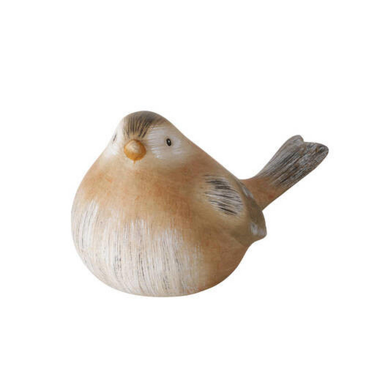 OKRASNA PTICA - rjava, Basics, keramika (13/8/8cm) - Boltze Home