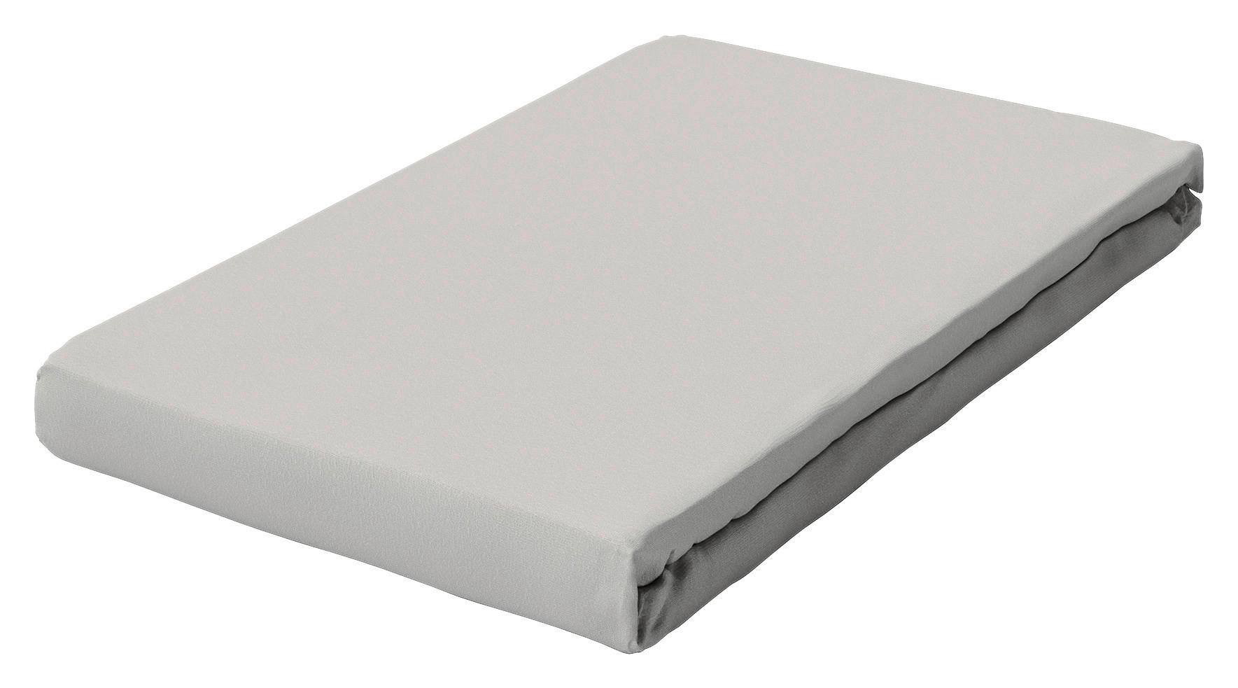 Schlafgut Spannbetttuch Pure Grau 120-130x200-220 cm