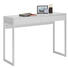 COMPUTERTISCH in Metall, Holzwerkstoff 102/76/40 cm - Chromfarben/Weiß, Design, Holzwerkstoff/Metall (102/76/40cm) - Carryhome COMPUTERTISCH in Metall, Holzwerkstoff 102/76/40 cm - Chromfarben/Weiß, Design, Holzwerkstoff/Metall (102/76/40cm) - Carryhome
