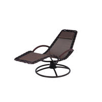 SONNENLIEGE 77/85/173 cm  - Anthrazit/Grau, MODERN, Kunststoff/Metall (77/85/173cm) - Gardenson