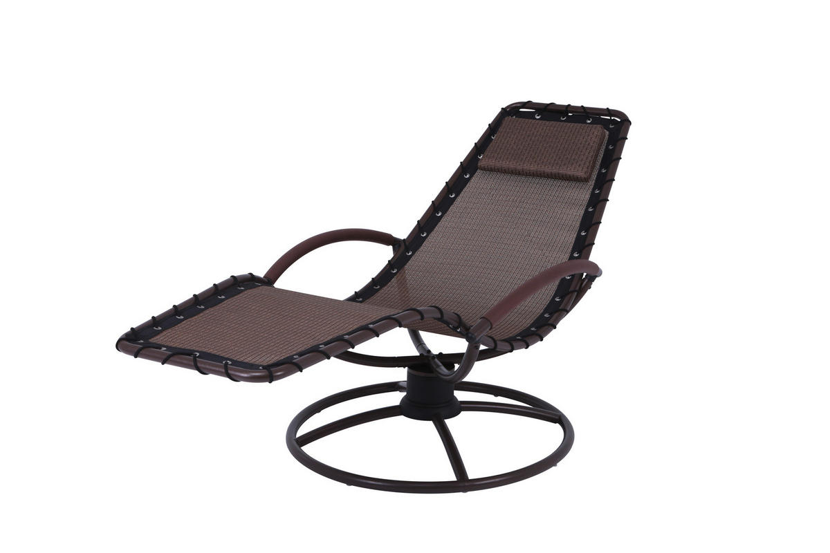 SONNENLIEGE 77/85/173 cm  - Anthrazit/Grau, MODERN, Kunststoff/Metall (77/85/173cm) - Gardenson